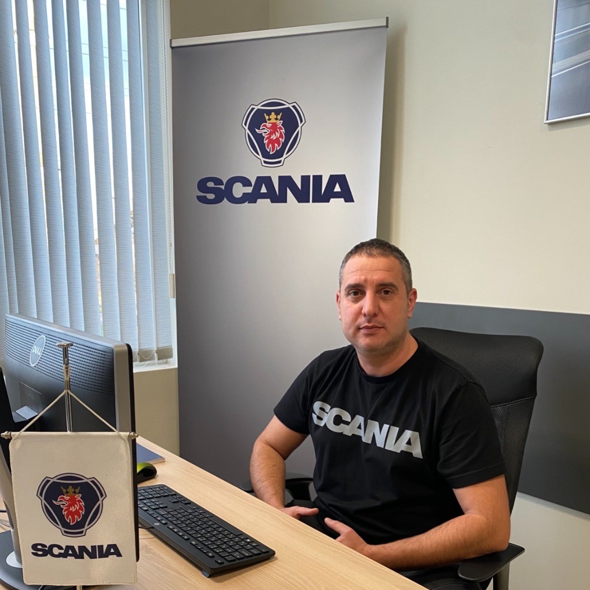 Стоян Гридев в Scania