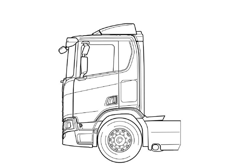Илюстрация на ниска дневна кабина от серия R