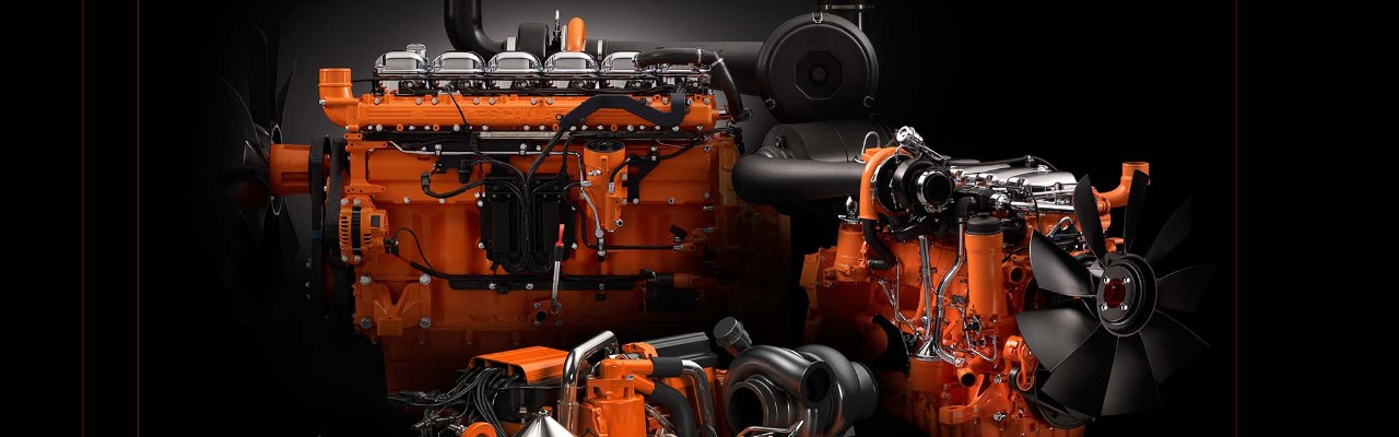 Linha de motores geradores de energia