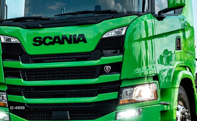 Caminhão de biometano da Scania