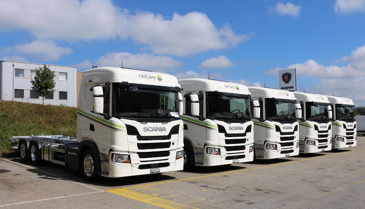  railCare vertraut neu auf Scania Lastwagen