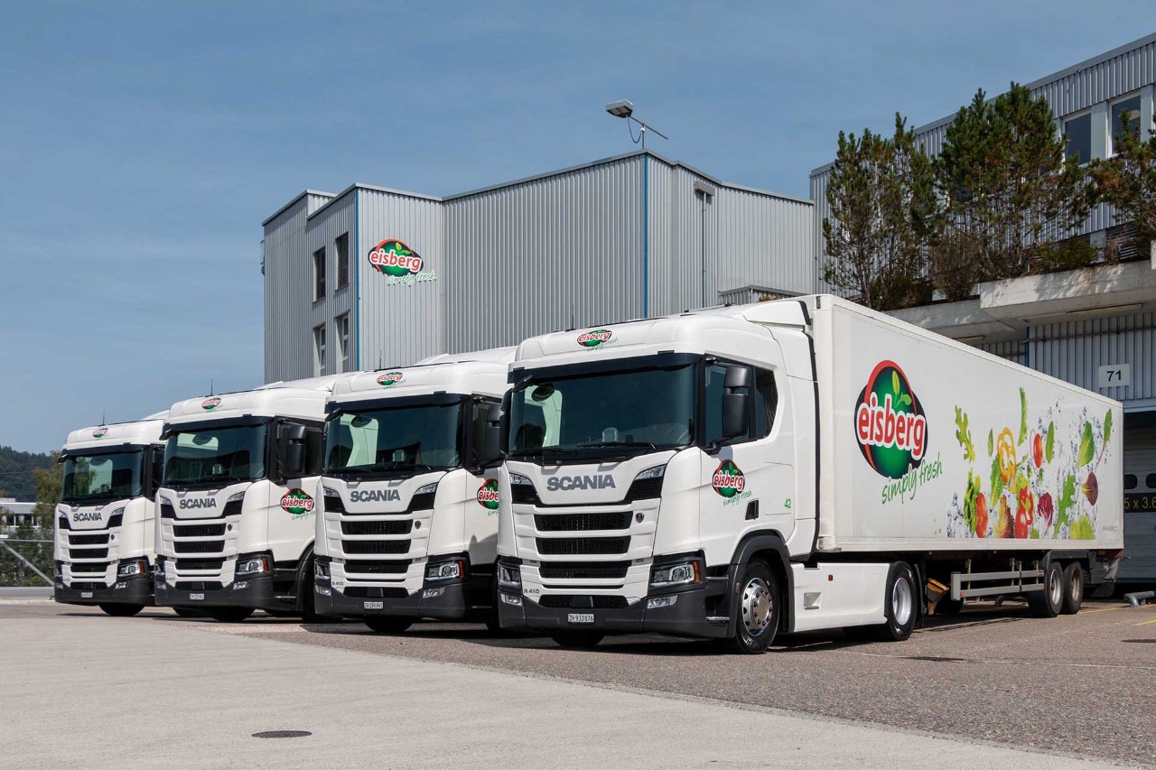 Erste Scania im Fuhrpark der Eisberg AG in Dällikon