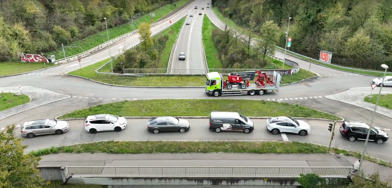 Von der Projektzeichnung auf die Strasse