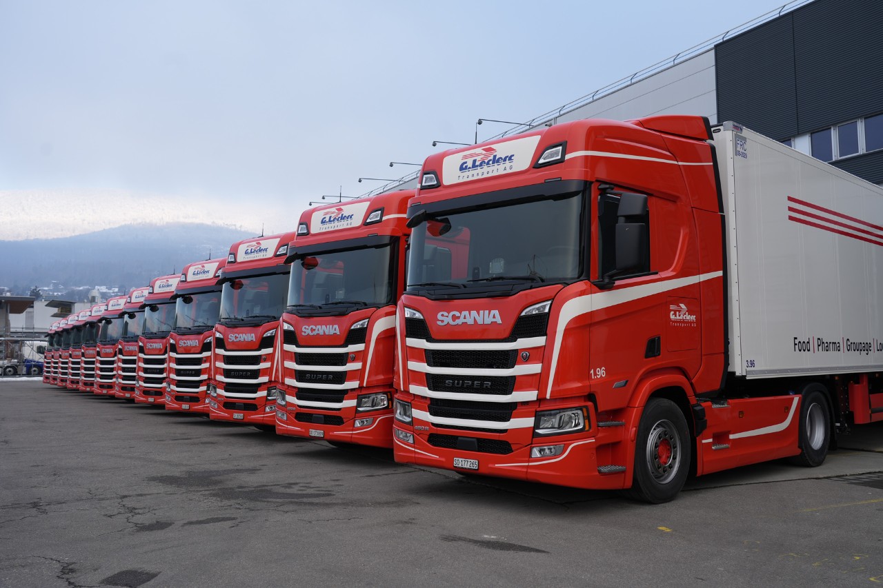 Die G. Leclerc Transport AG in Egerkingen vertraut auf Scania Trucks