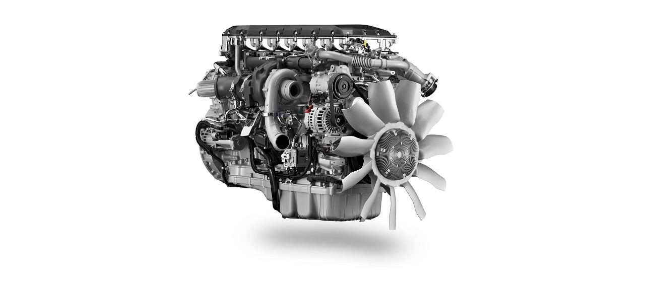 Lkw-Motor von Scania