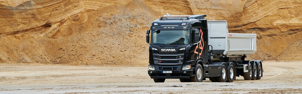 Lkw der Scania Baureihe XT