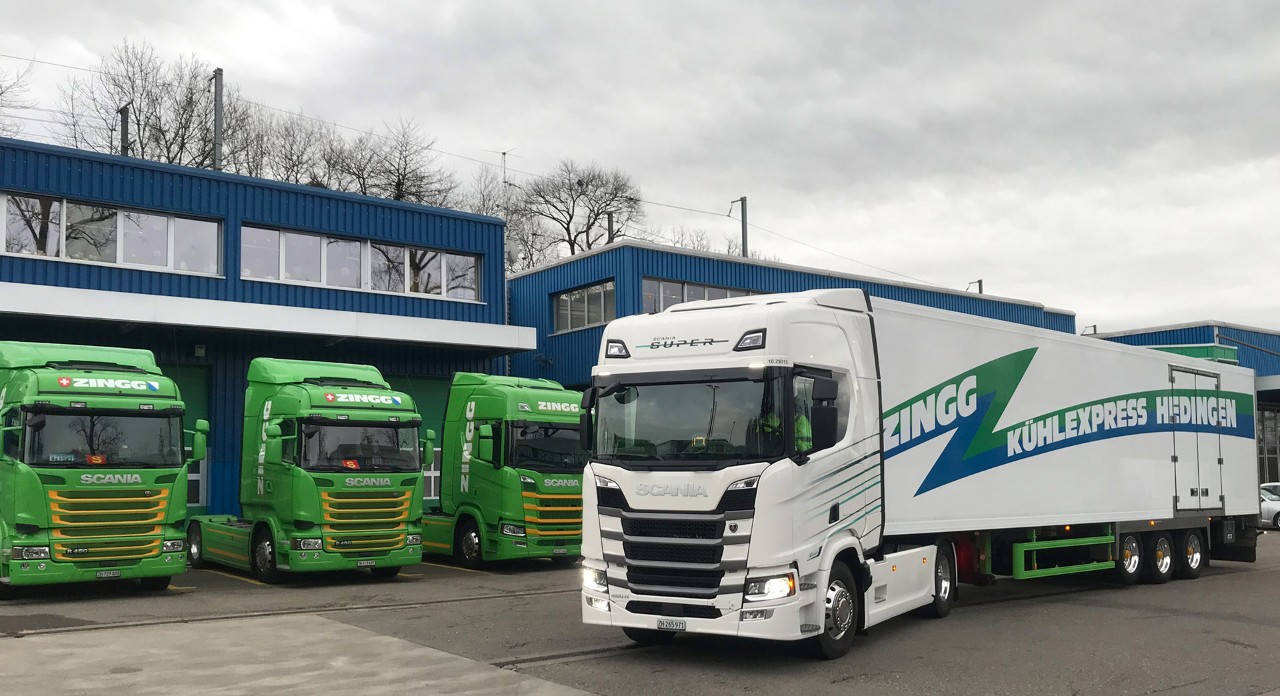 Zingg Transporte AG à Hedingen ne peut que confirmer l'économie de carburant de 8%