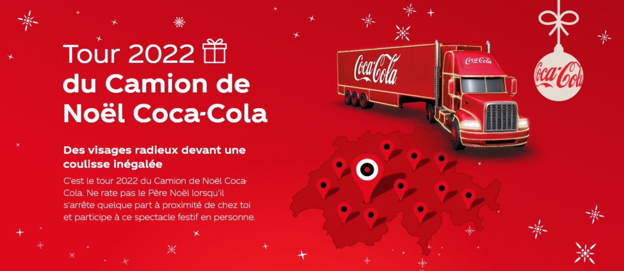 Scania fait partie du Coca-Cola Christmas Truck Tour 2022