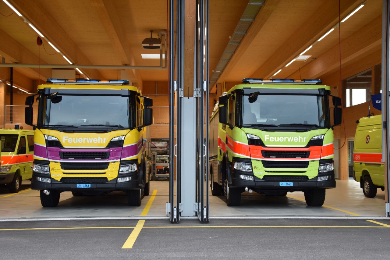 Deux nouveaux véhicules et un nouveau dépôt pour les pompiers de Zumikon-Küsnachterberg