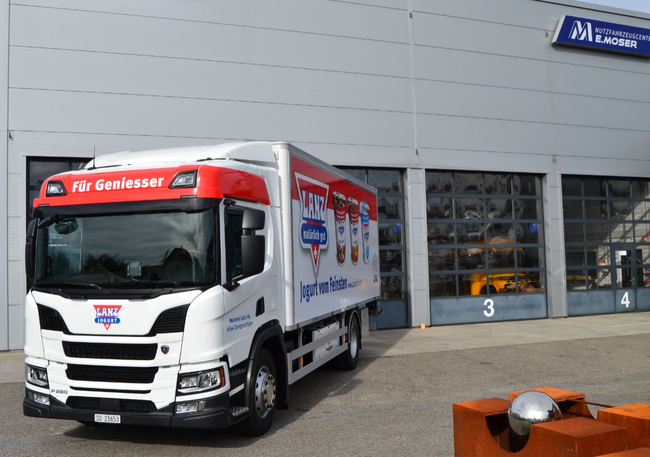 Produits frais de la région, aussi grâce aux qualités Scania