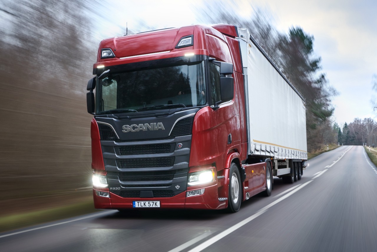 Scania – parebrise