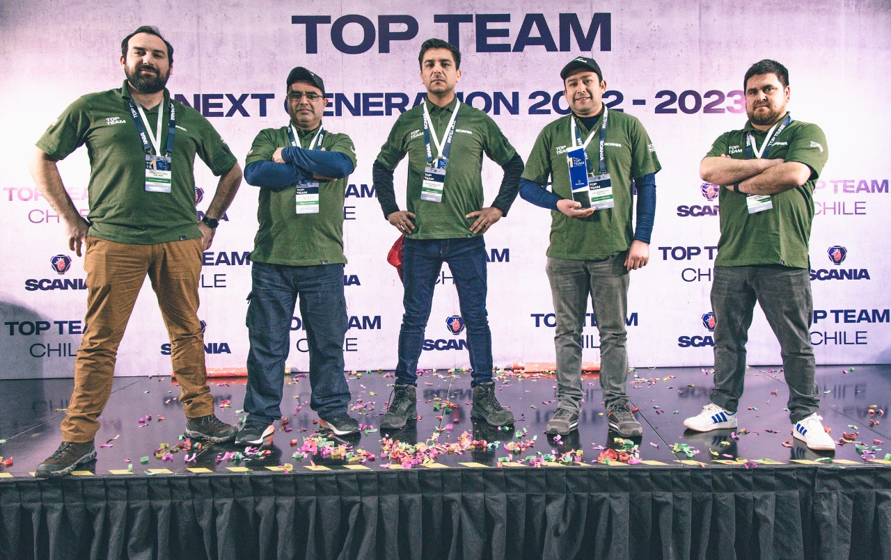 Scania Chile ya tiene su Top Team