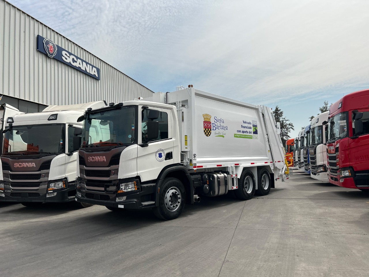 Scania Chile provee dos camiones para tareas de higiene urbana