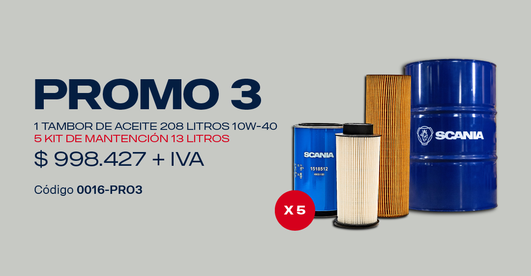 Promoción 3: 5 Kits de Mantención ($998.427)