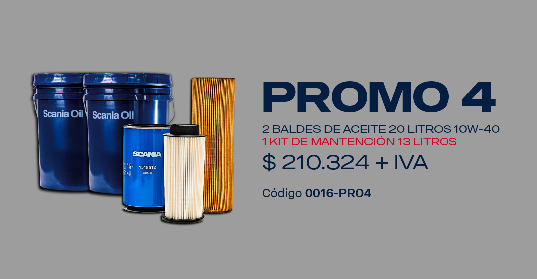 Promoción 4: 1 Kit de mantención ($210.324 + IVA)