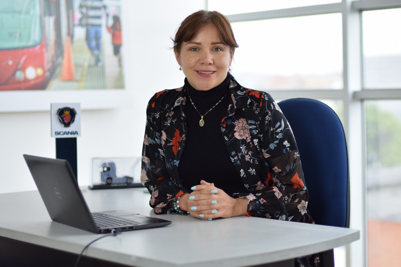 Clara Quiazua Gerente de Recursos Humanos Scania Colombia