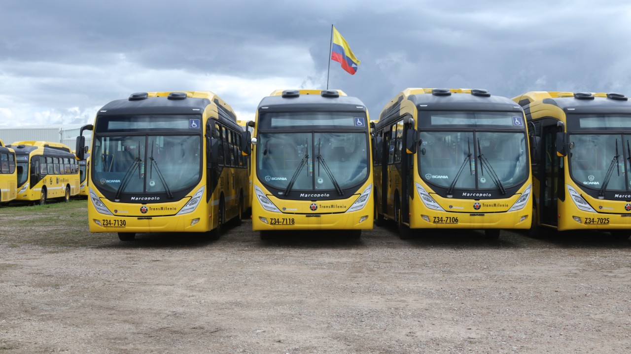 Bus Padrón Scania SITP