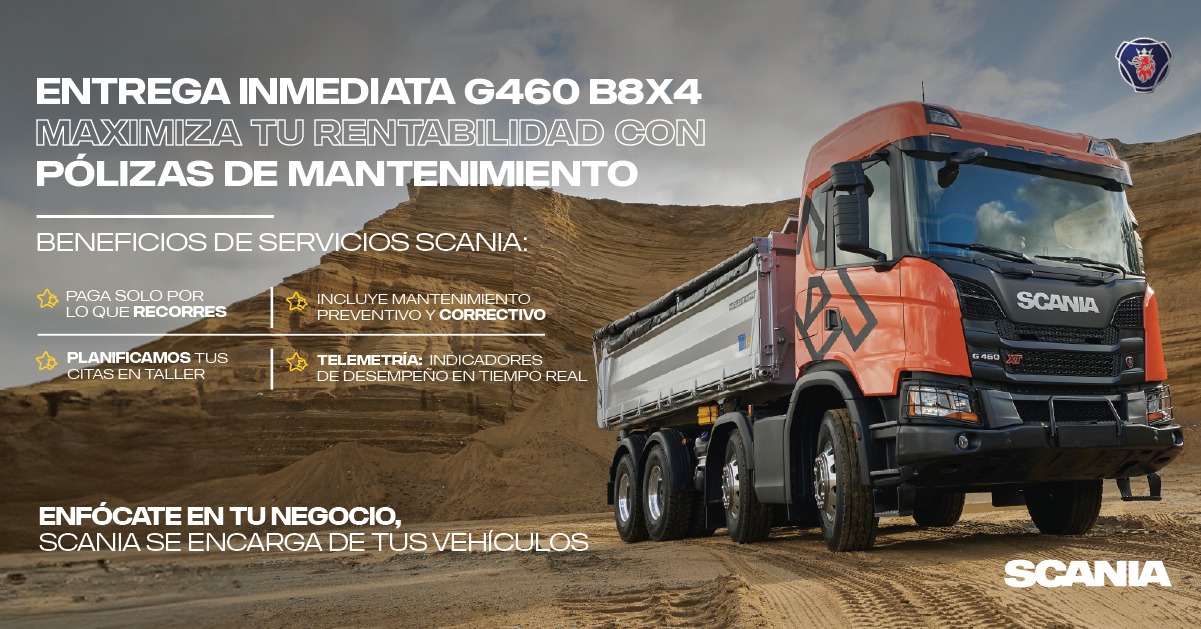 G460 B8X4 Volqueta 33 Toneladas Carga Útil