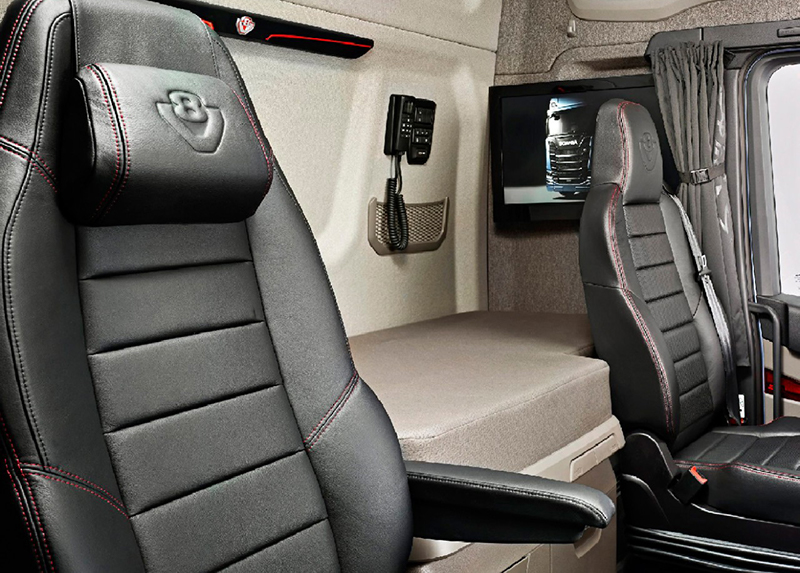 Diseño interior del V8