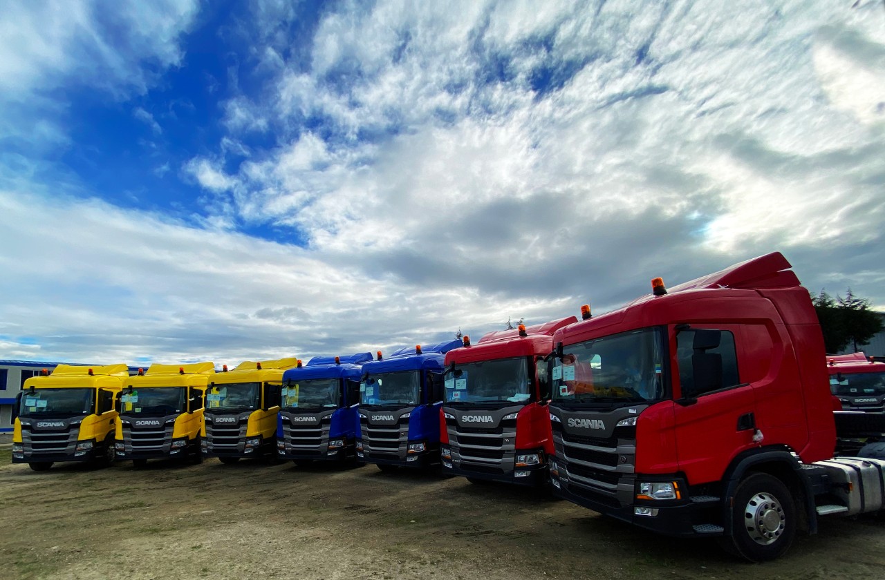 Camiones Scania colores