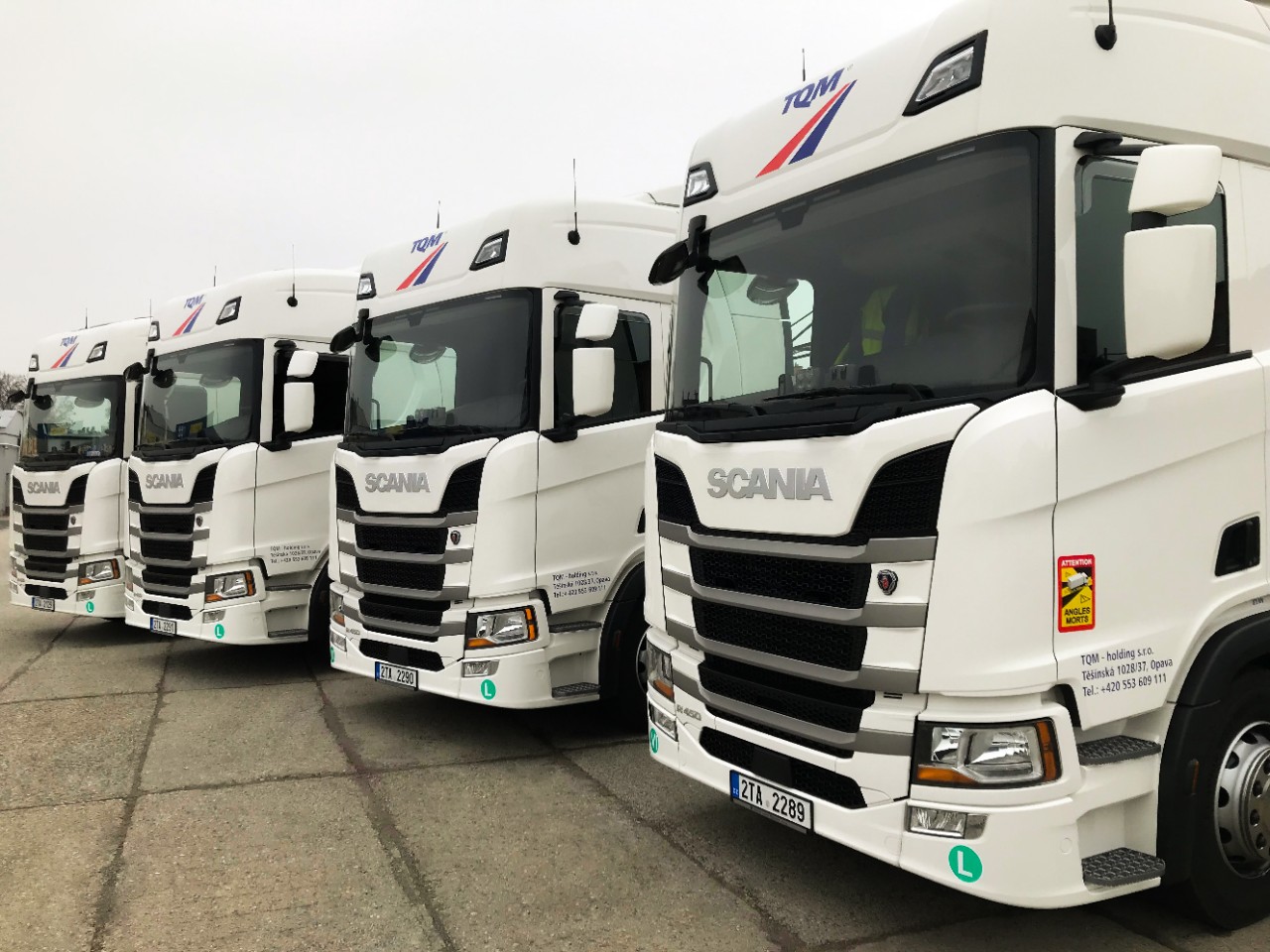 Dalších 5 vozidel Scania pro společnost TQM