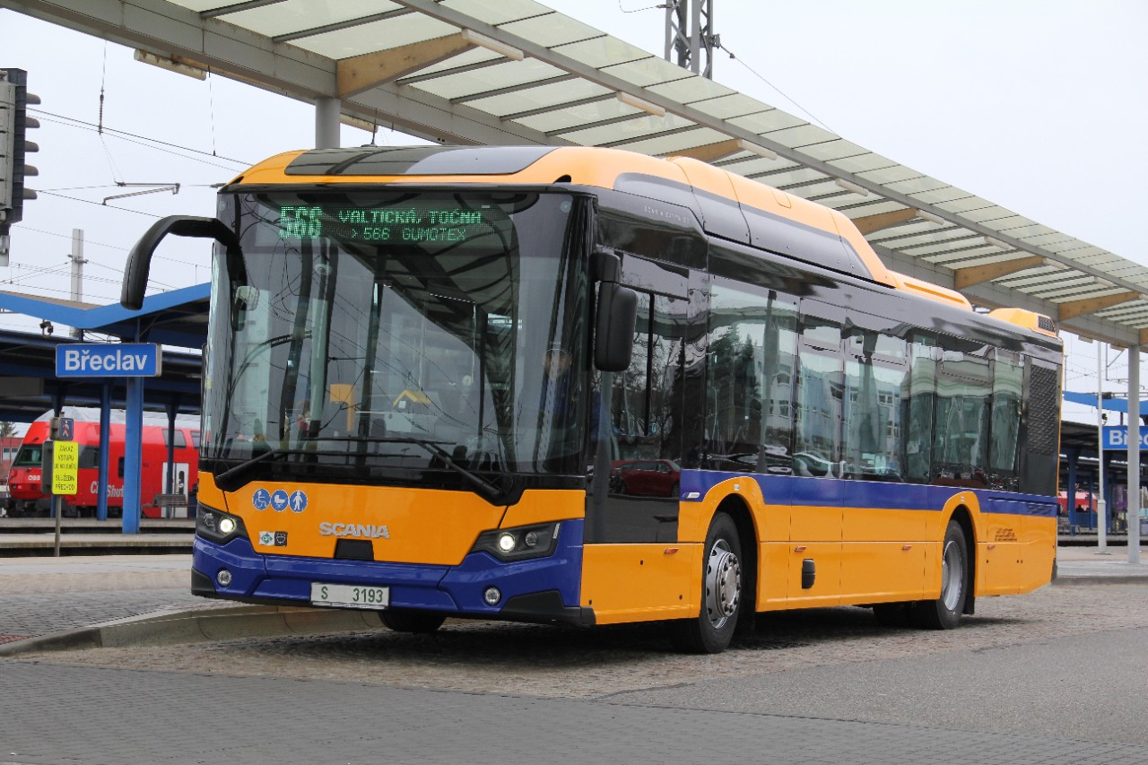 První Scania Citywide LF nové generace v Česku bude jezdit v Břeclavi