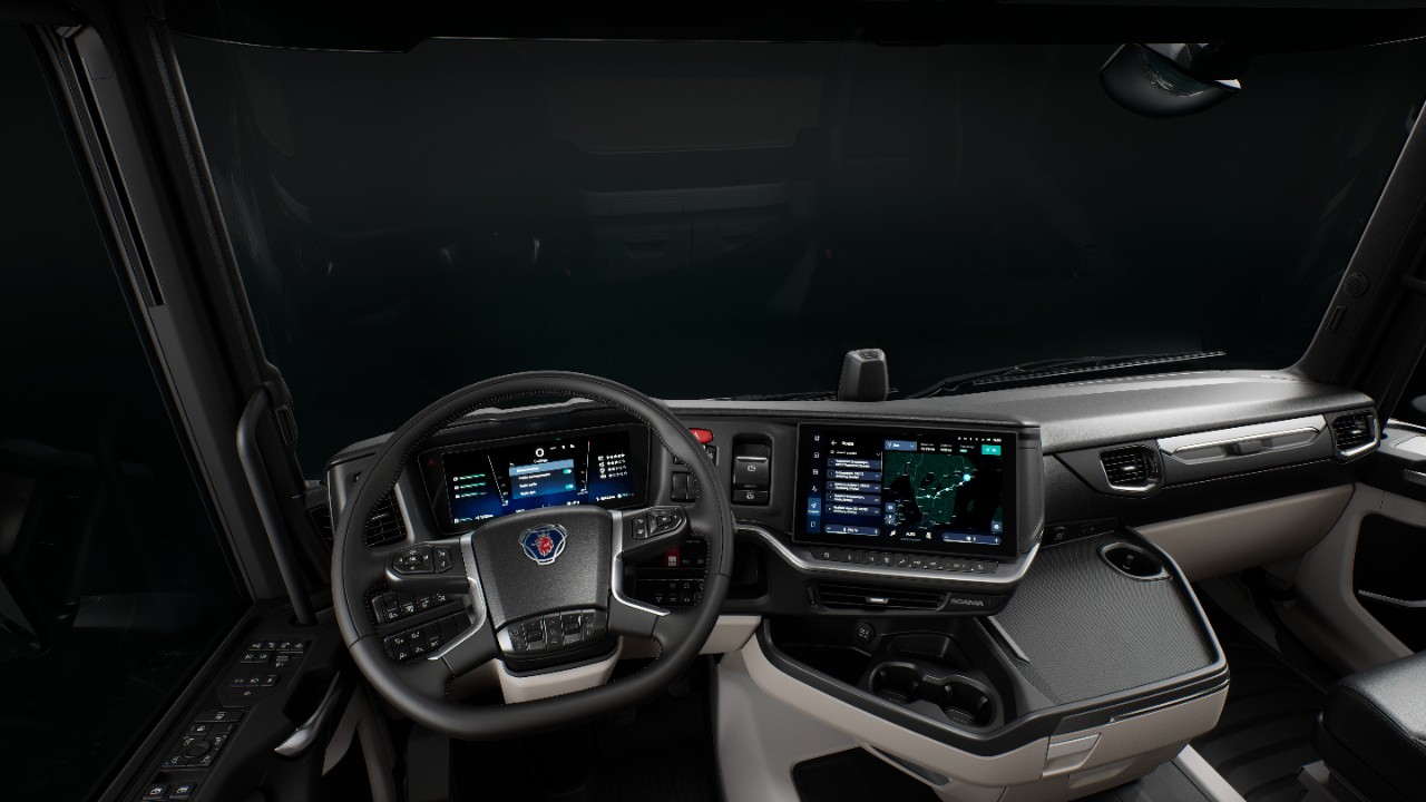 Palubní deska Scania Smart Dash otevírá nové perspektivy pro řidiče nákladních vozidel 