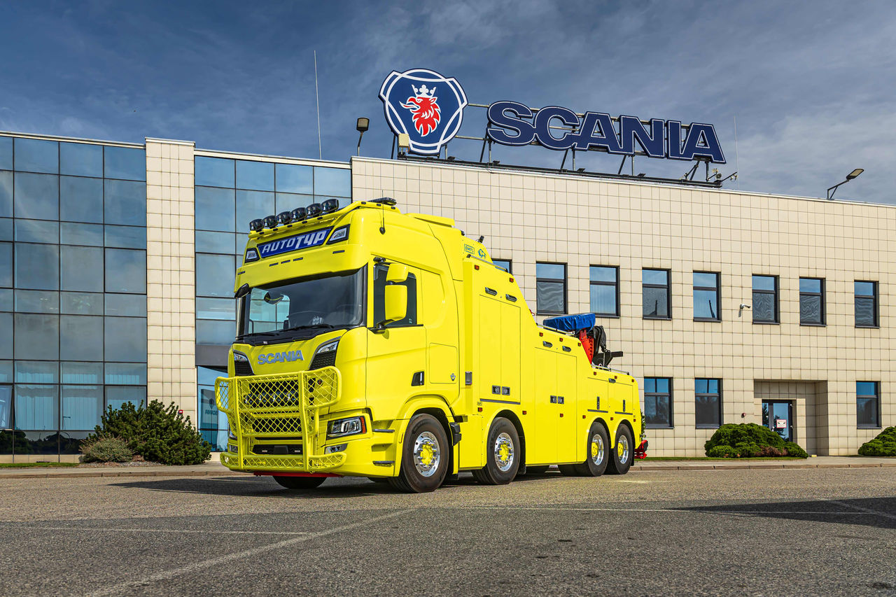 Scania R660 V8 vyprošťovací odtahovka