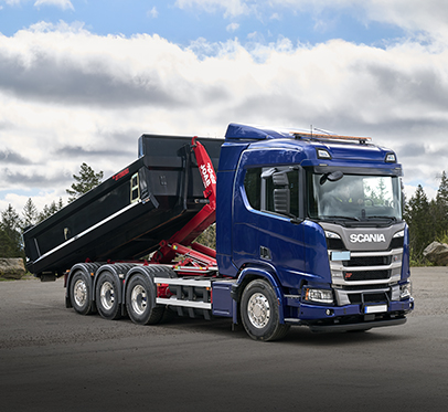 Scania hákový nosič kontejnerů