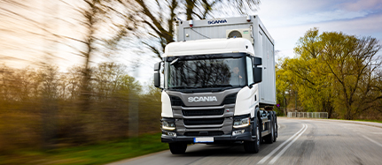 Scania hákový nosič kontejnerů