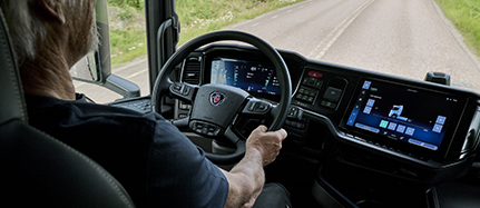 Scania hákový nosič kontejnerů