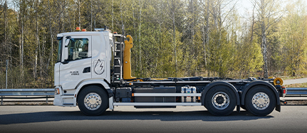 Scania hákový nosič kontejnerů