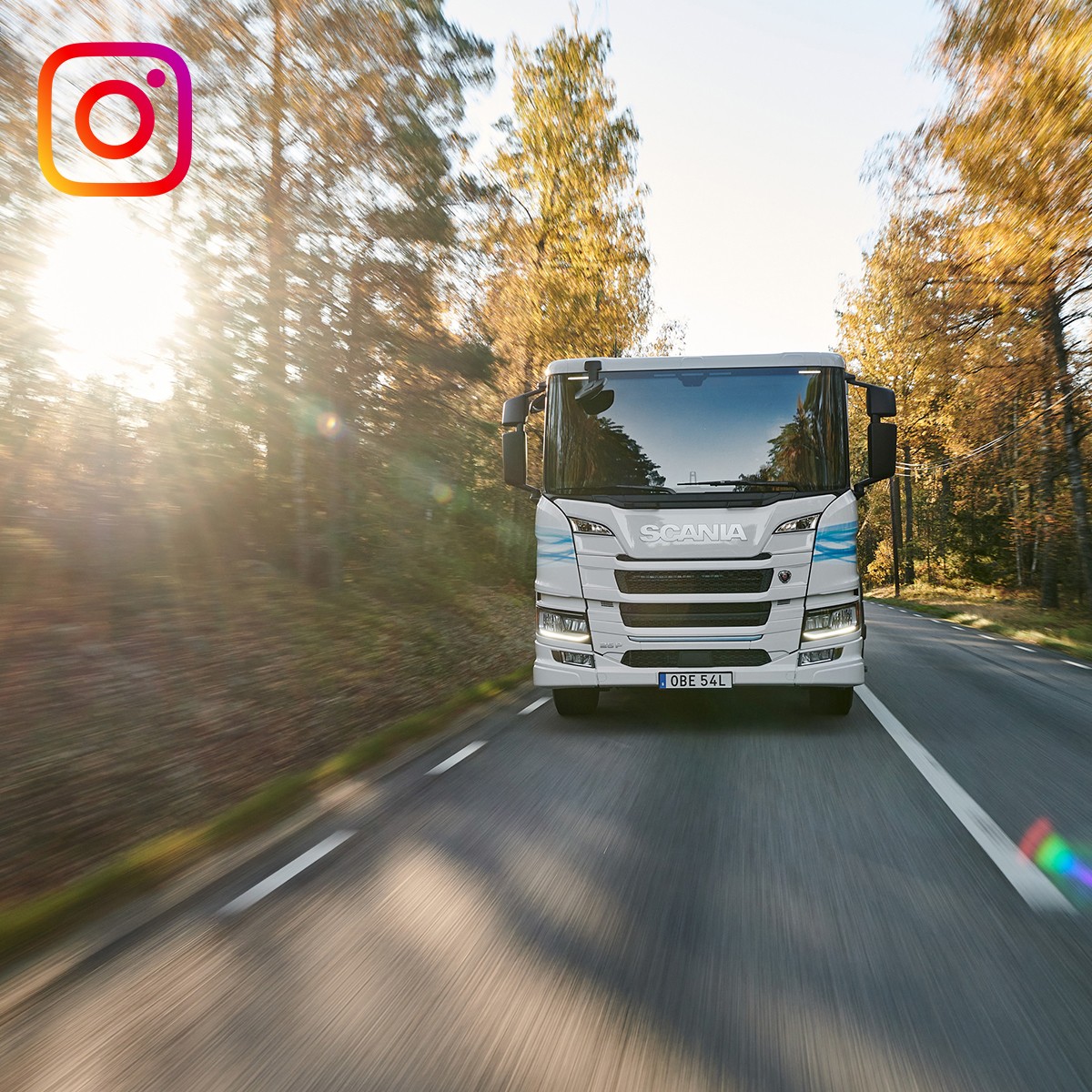 Scania auf Social Media