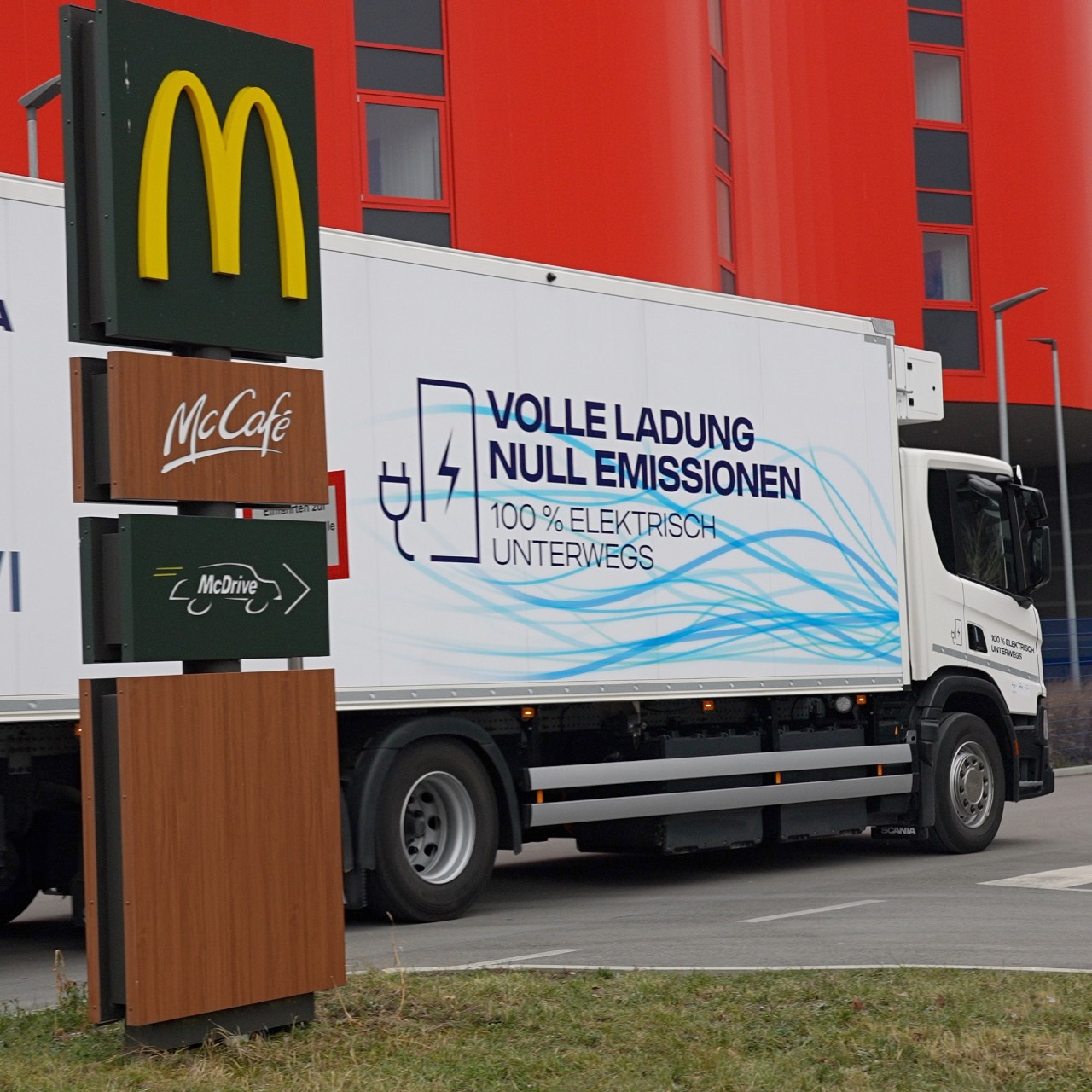 Scania E-Lkw begeistert HAVI und McDonald's