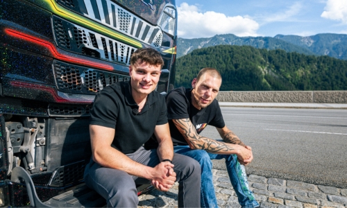 Autobahn Ansicht von oben