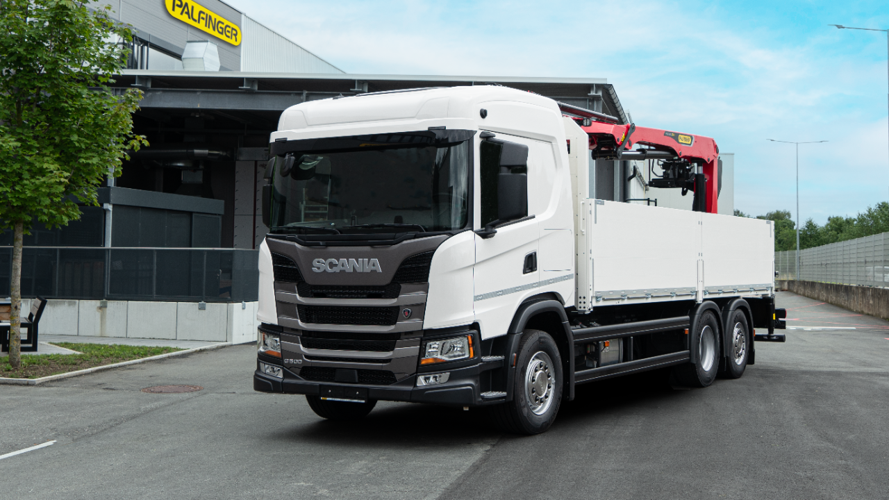 Scania Kranfahrzeug
