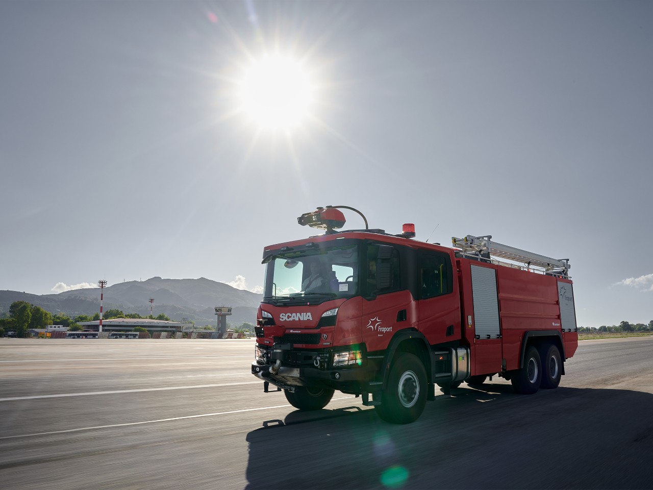  Flughafen-Feuerwehrfahrzeug