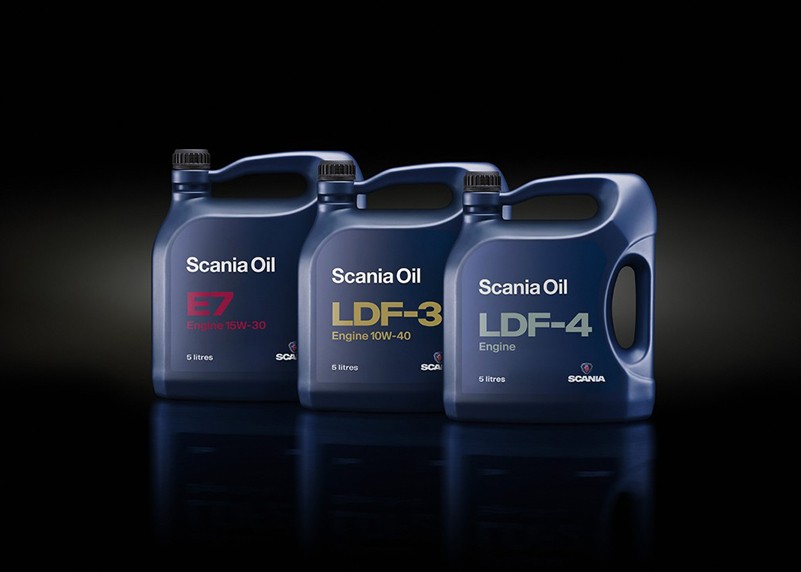Das Sortiment von Scania Oil