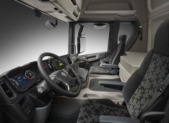 Interiøret på en Scania G 370 4x2