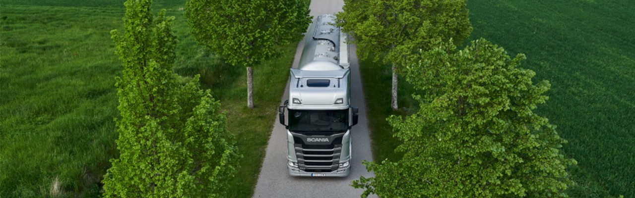 Grå Scania R 410