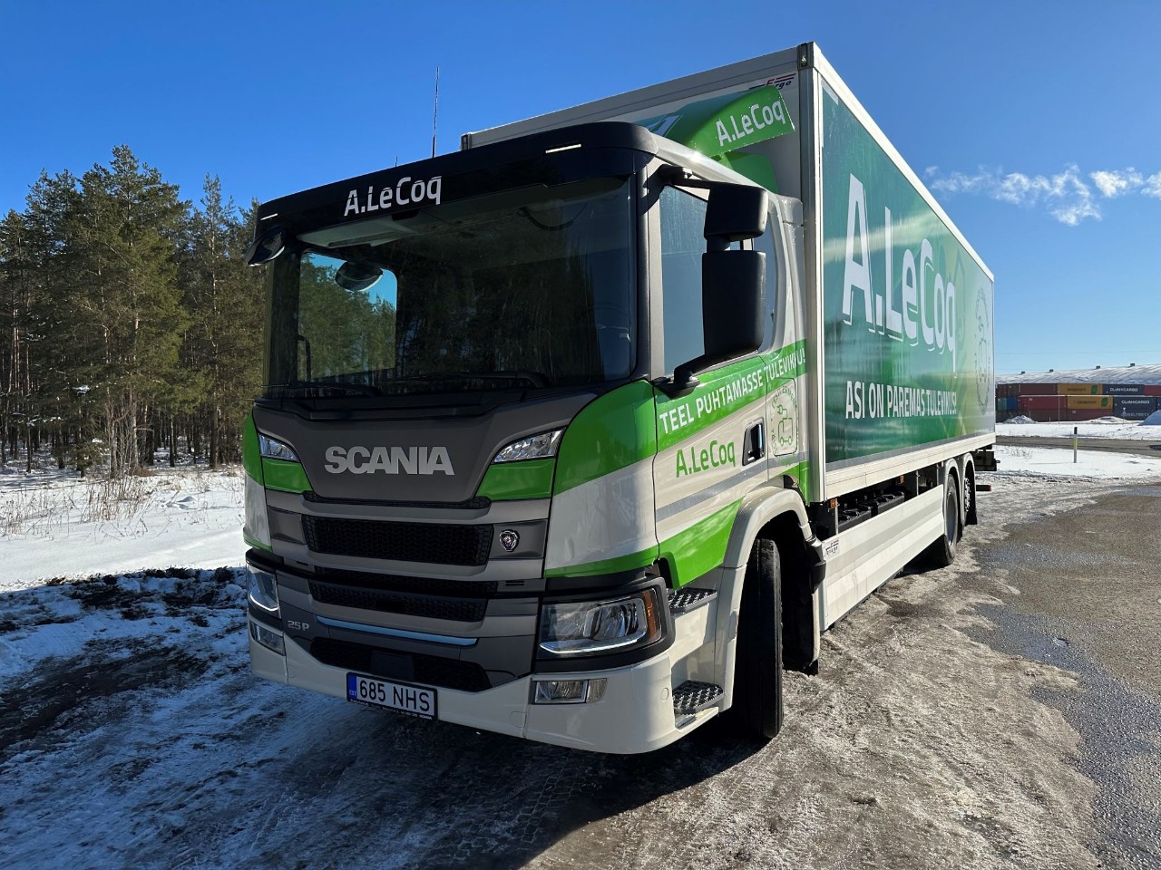 Eesti esimene täiselektriline Scania veok panustab pealinna õhu puhtamaks muutumisse