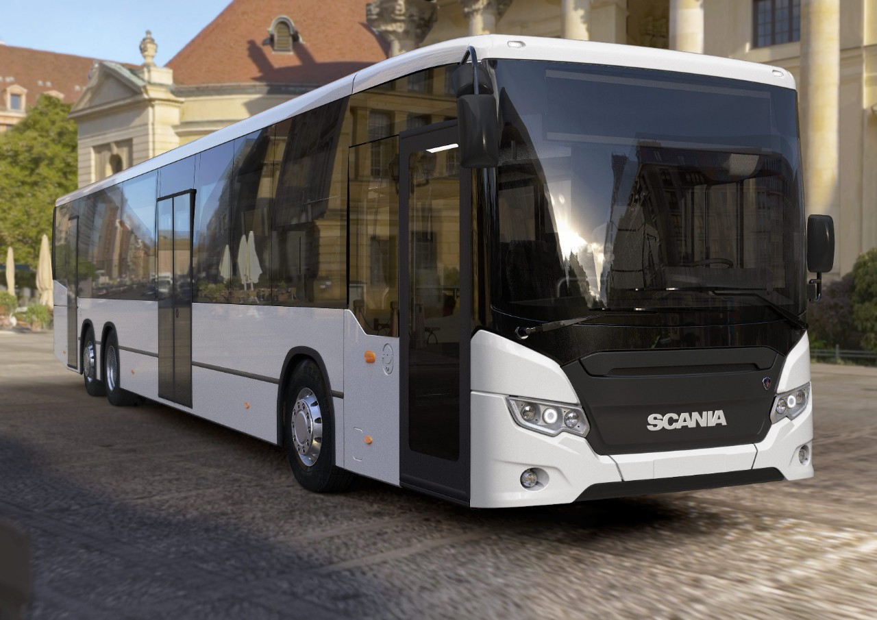 Rented buses