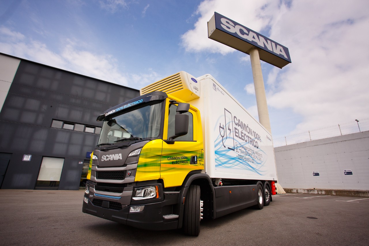 Alimerka apuesta por los nuevos vehículos eléctricos de Scania