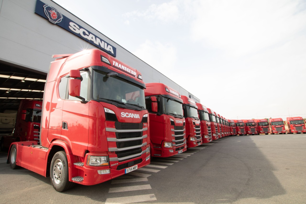 Transgesol acaba de incorporar 24 Scania a su flota 