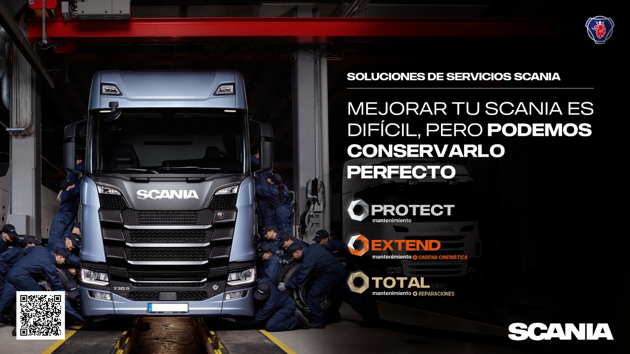 Protect, Exted y Total, las soluciones de servicio Scania para alargar al máximo la vida útil de los vehículos 