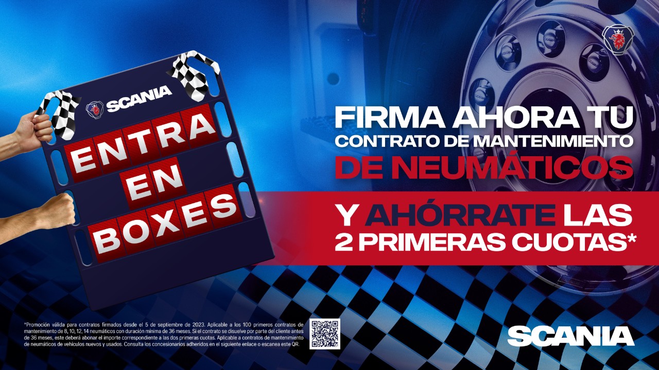 Scania lanza una nueva campaña de mantenimiento de neumáticos