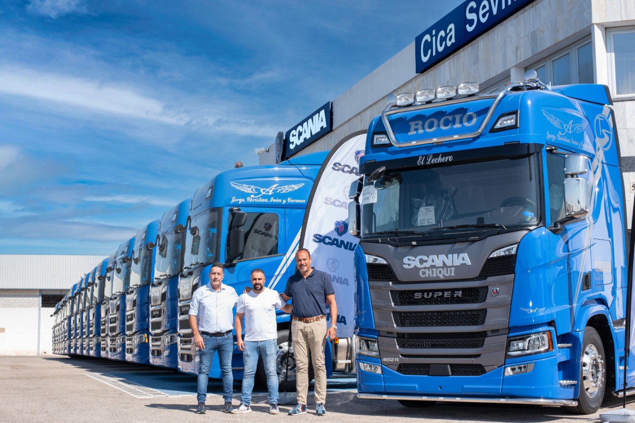 La flota de Trans-Sev aumenta con 42 vehículos Scania