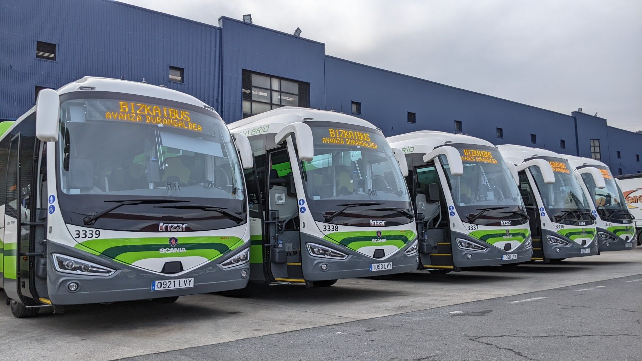 El Grupo Avanza Durangaldea contará con 5 nuevos híbridos Scania 
