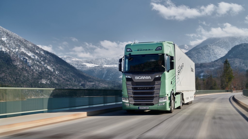 Scania Super voittaa Green Truck 2022 palkinnon 