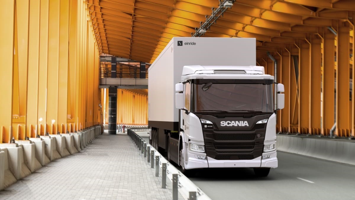 Scania toimittaa Einridelle 110 täyssähköistä Scania kuorma-autoa